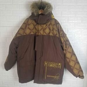 Brooklin Mint Mens Jacket 2XL Notorious Big Puff Down Jacket